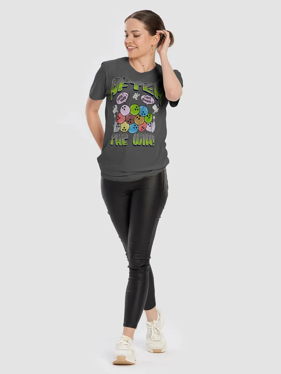 After The Win Bowling Balls Cartoon T-Shirt product image (3)