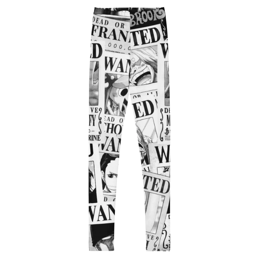 Kids Leggings – Wanted Poster Print for Bold & Adventurous Style product image (2)