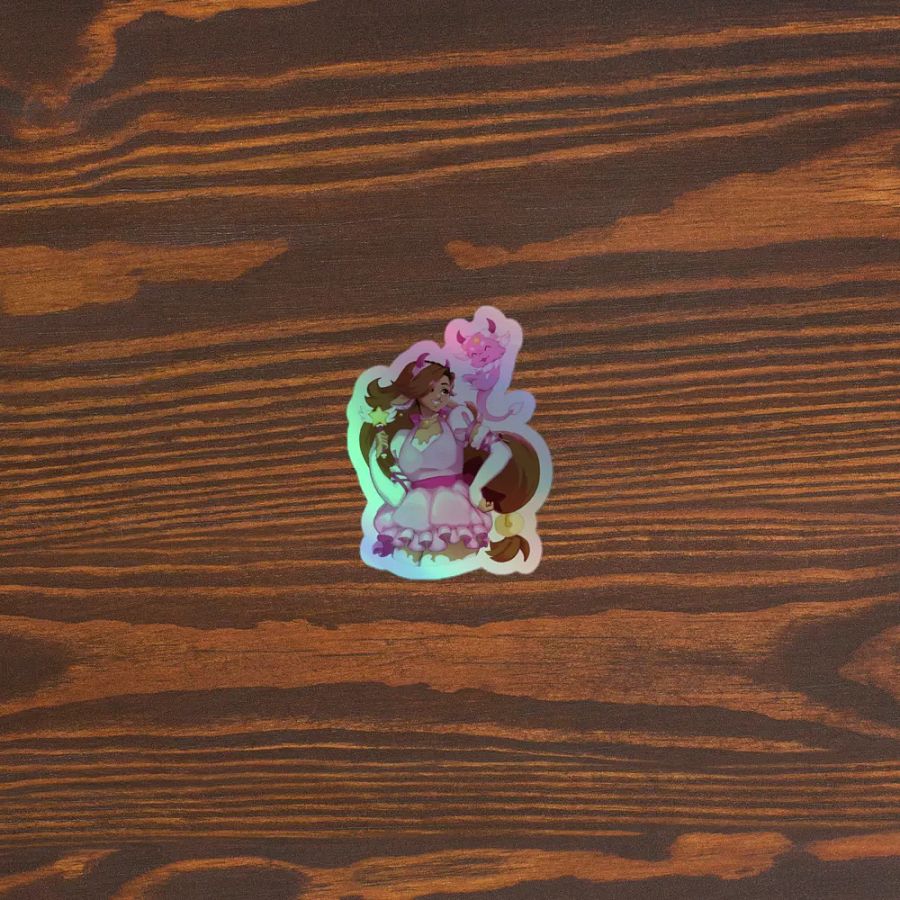 Magical GIrl Michi Holographic Sticker product image (5)