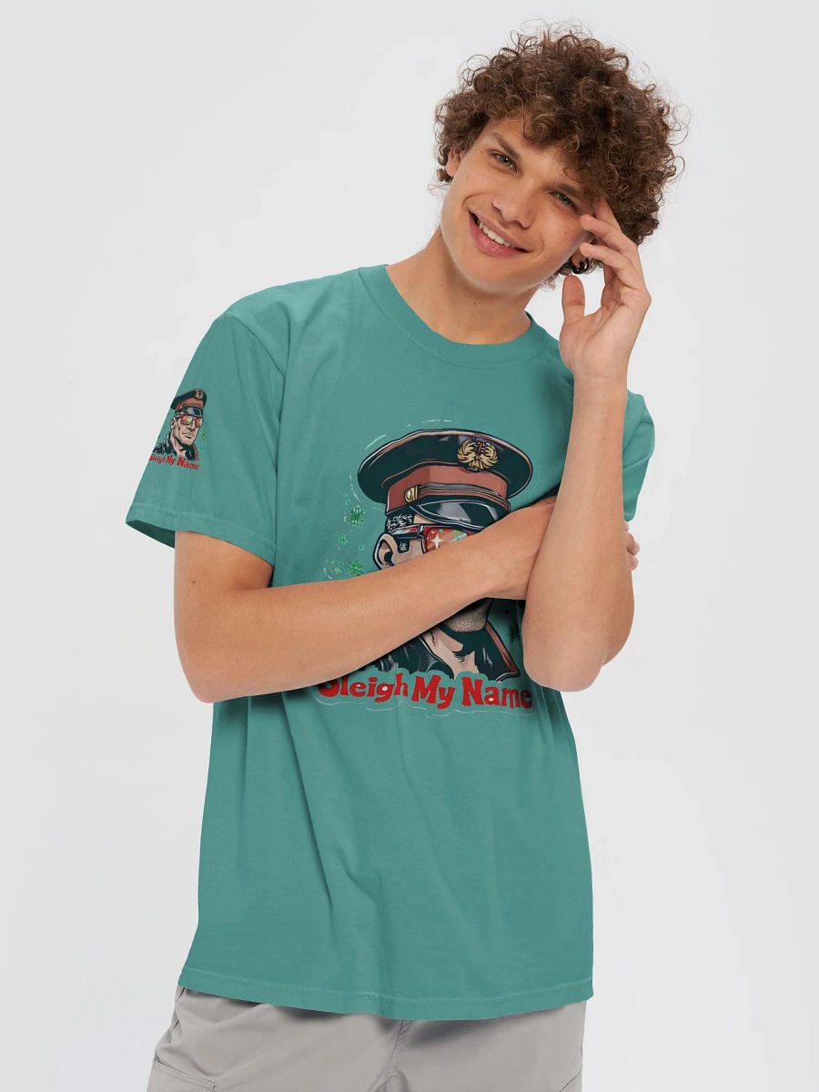 Sleigh My Name Leather Daddy Christmas Pride T Shirt product image (5)