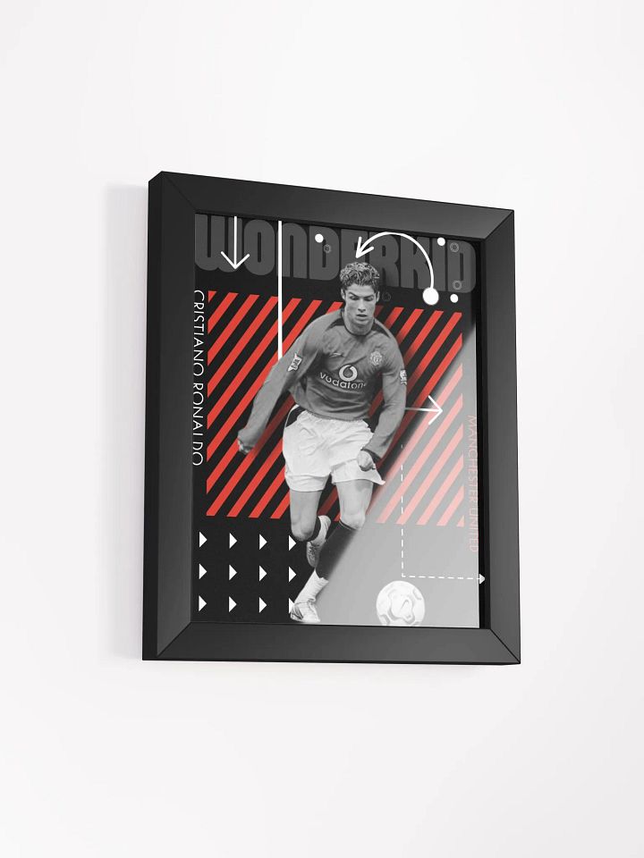 Cristiano Ronaldo Manchester United Wonderkid Art Framed Print product image (2)