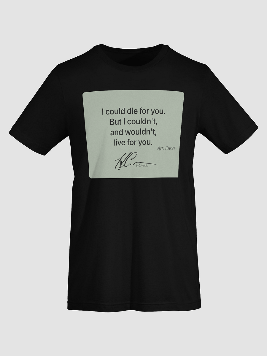 Ayn Rand Q6 - T-Shirt Olive product image (7)
