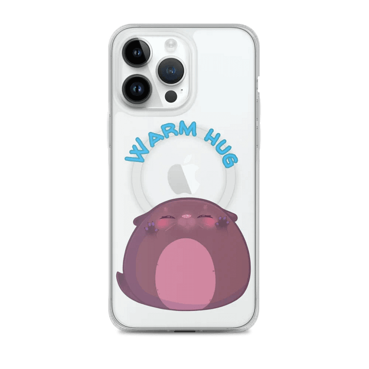 Chubby Otter 'Warm Hug' iPhone® Clear Case product image (1)