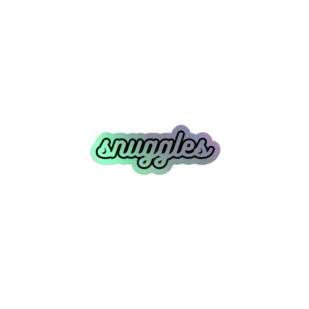 Whimsical Snuggles Holographic Sticker Sheet product image (1)