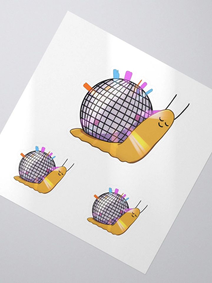 Disco Snail Stickers product image (2)