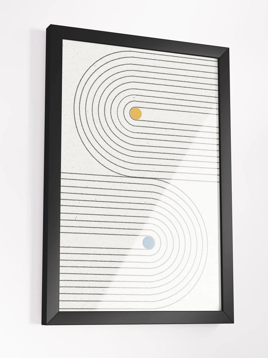 Concentric C Minimalist Poster | Modern Abstract Wall Art product image (4)