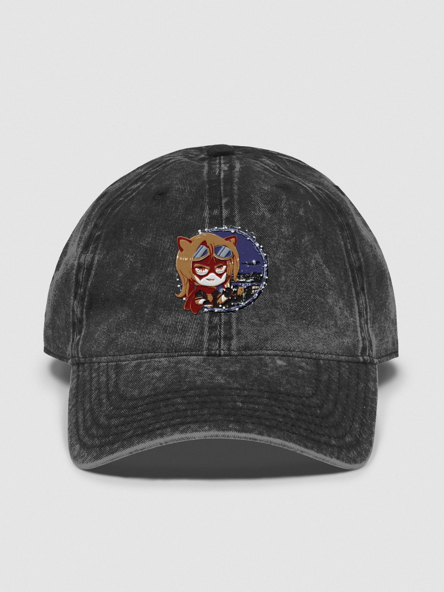 Chibi Night City Hat Black product image (1)