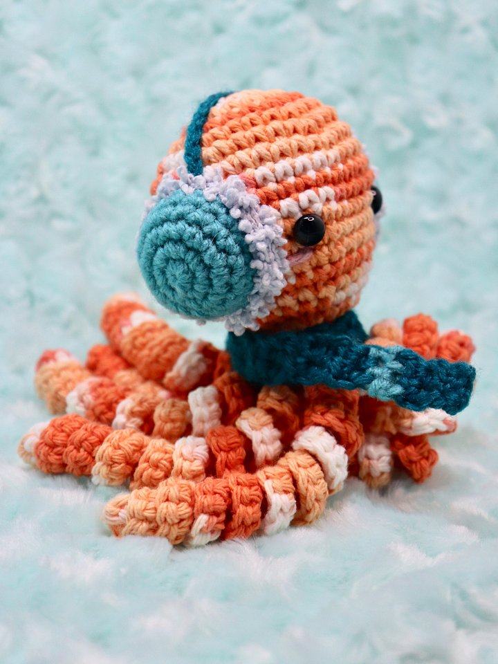 Orange Cozy Octopus product image (2)