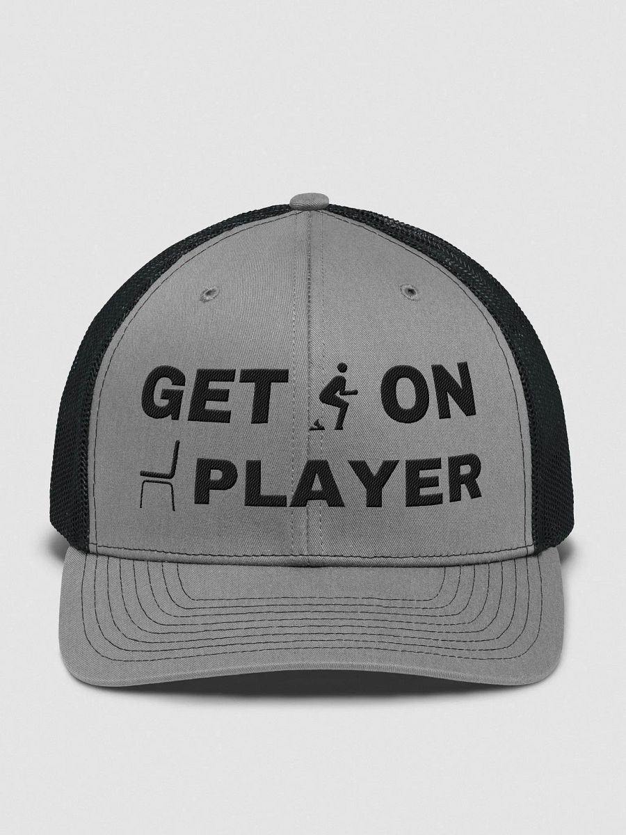 "Get s*** on" (dark text) Trucker Hat product image (2)