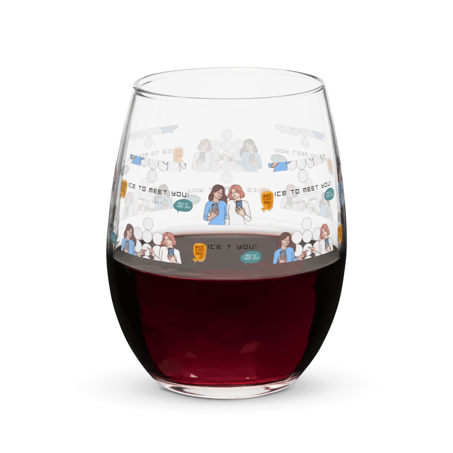 Ice To Meet You! Stemless Wine Glass product image (7)