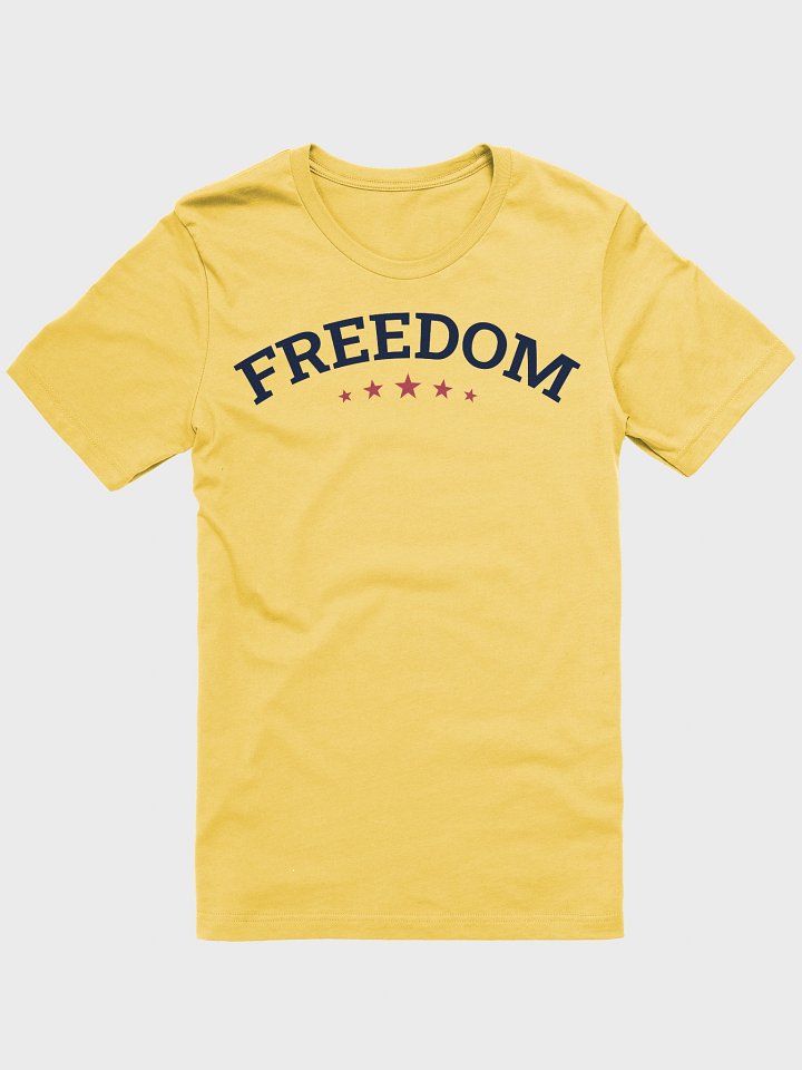 Freedom Typography Supersoft Unisex T-Shirt product image (122)