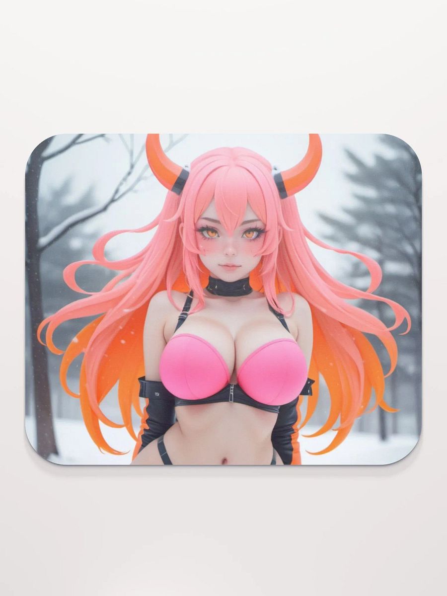 Mystical Horned Maiden Mouse Pad product image (3)
