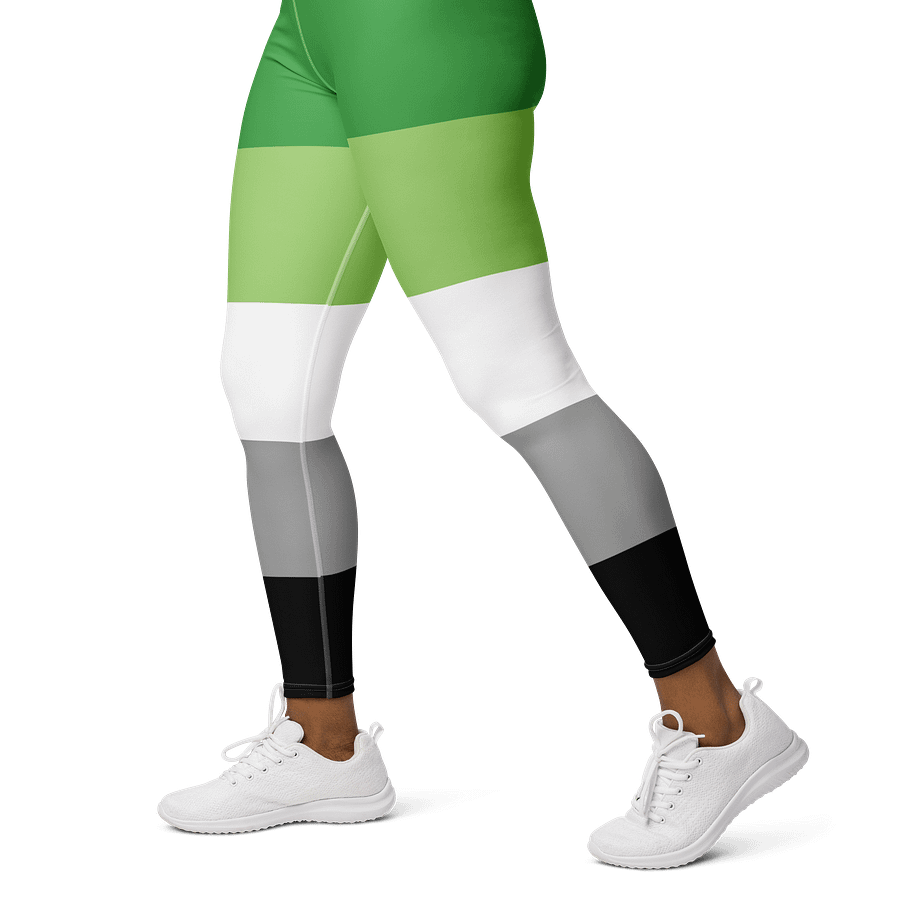 Aromantic Pride Flag Leggings product image (3)