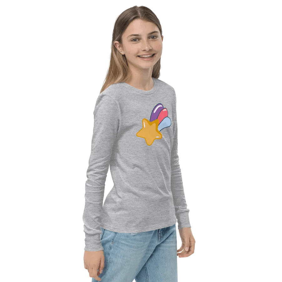 Bella Canvas Youth Long Sleeve T-Shirt product image (4)