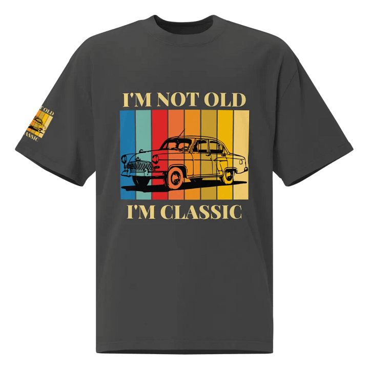 Vintage Classic Car Graphic Oversized Tee product image (1)