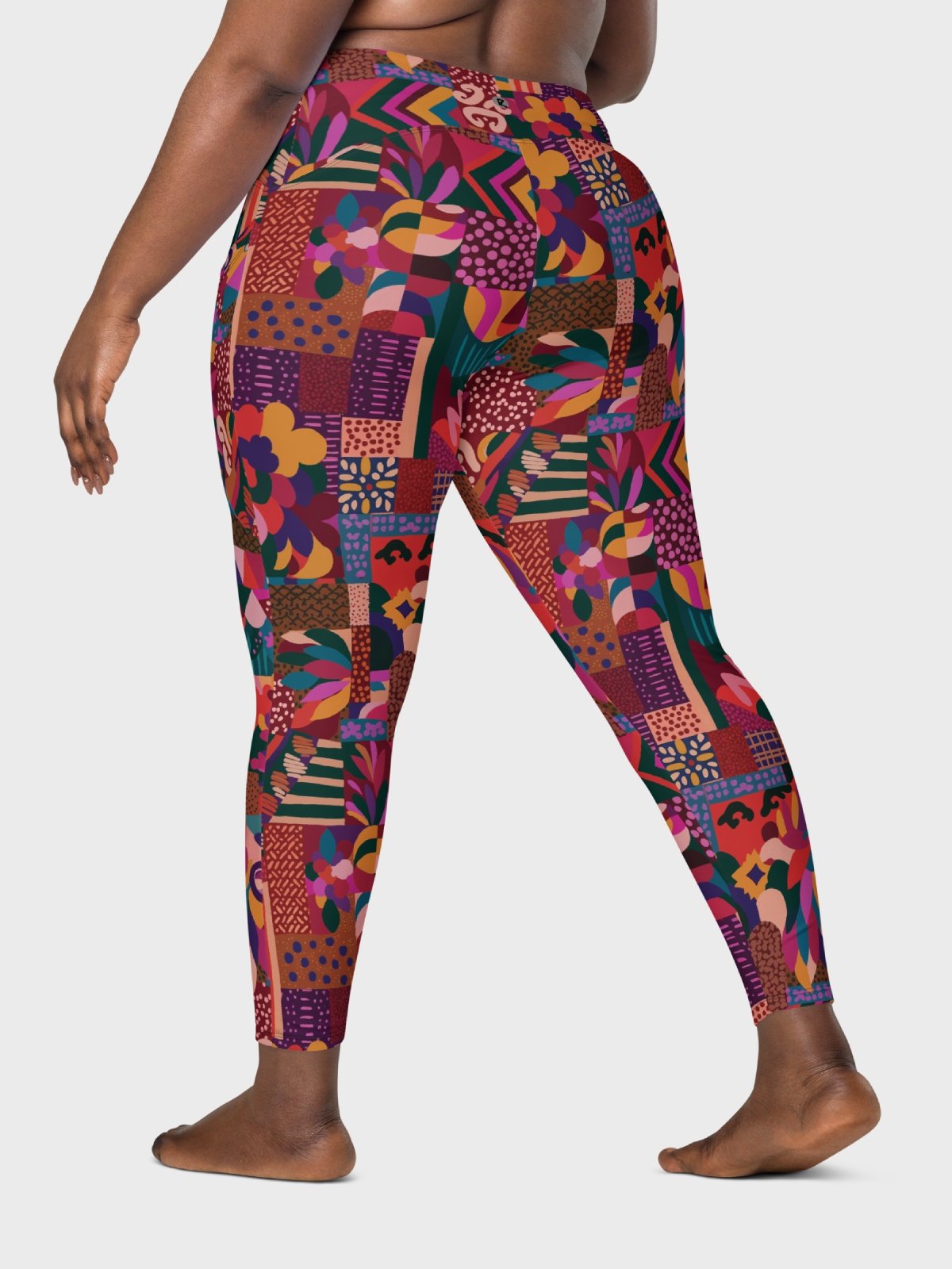 Leggings with Pockets "Abstract African Ethnic Pattern" Printed product image (11)