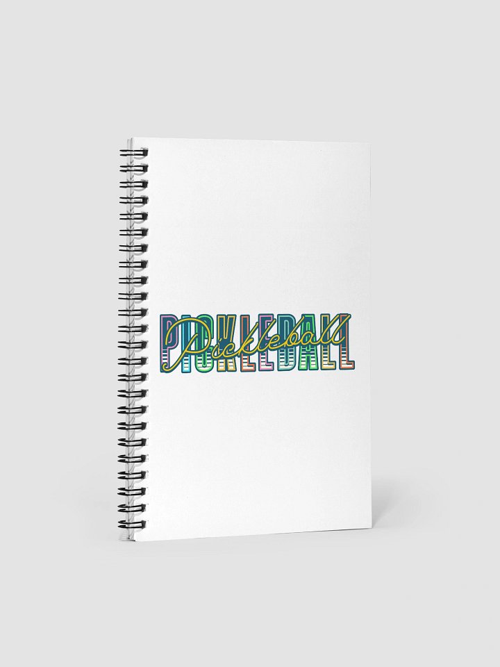 Pickleball Pickleball Vibrant Paradise Spiral Notebook product image (2)