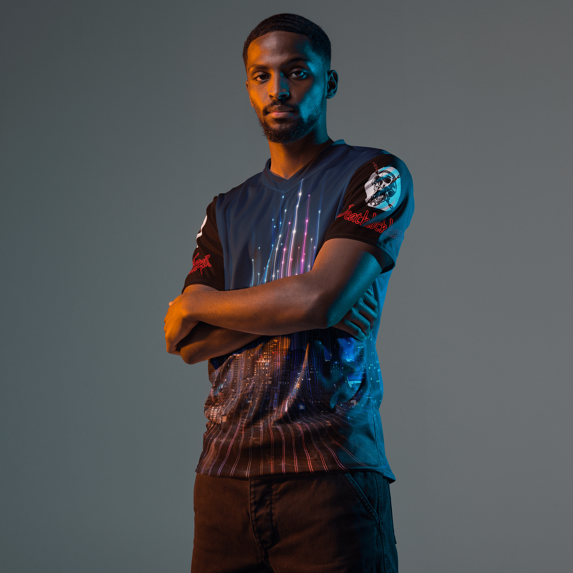 All-Over Print Recycled Unisex Sports Jersey product image (2)