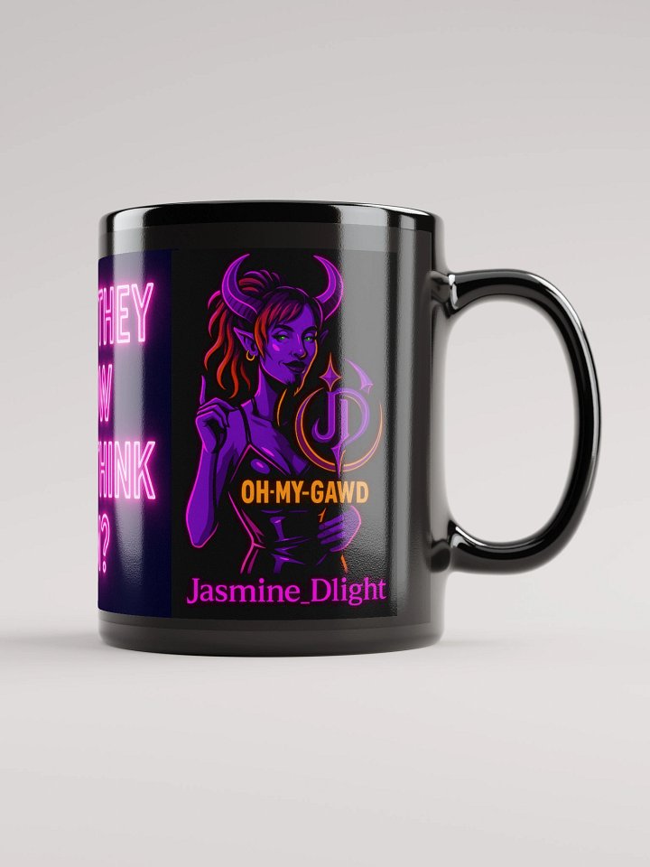 Who I Think I Am Mug – Jaz the Neon Brightmare | Bold Queer Ego Coffee Cup product image (1)