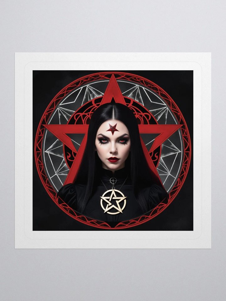 Gothic Vamp Pentagram Stickers product image (1)