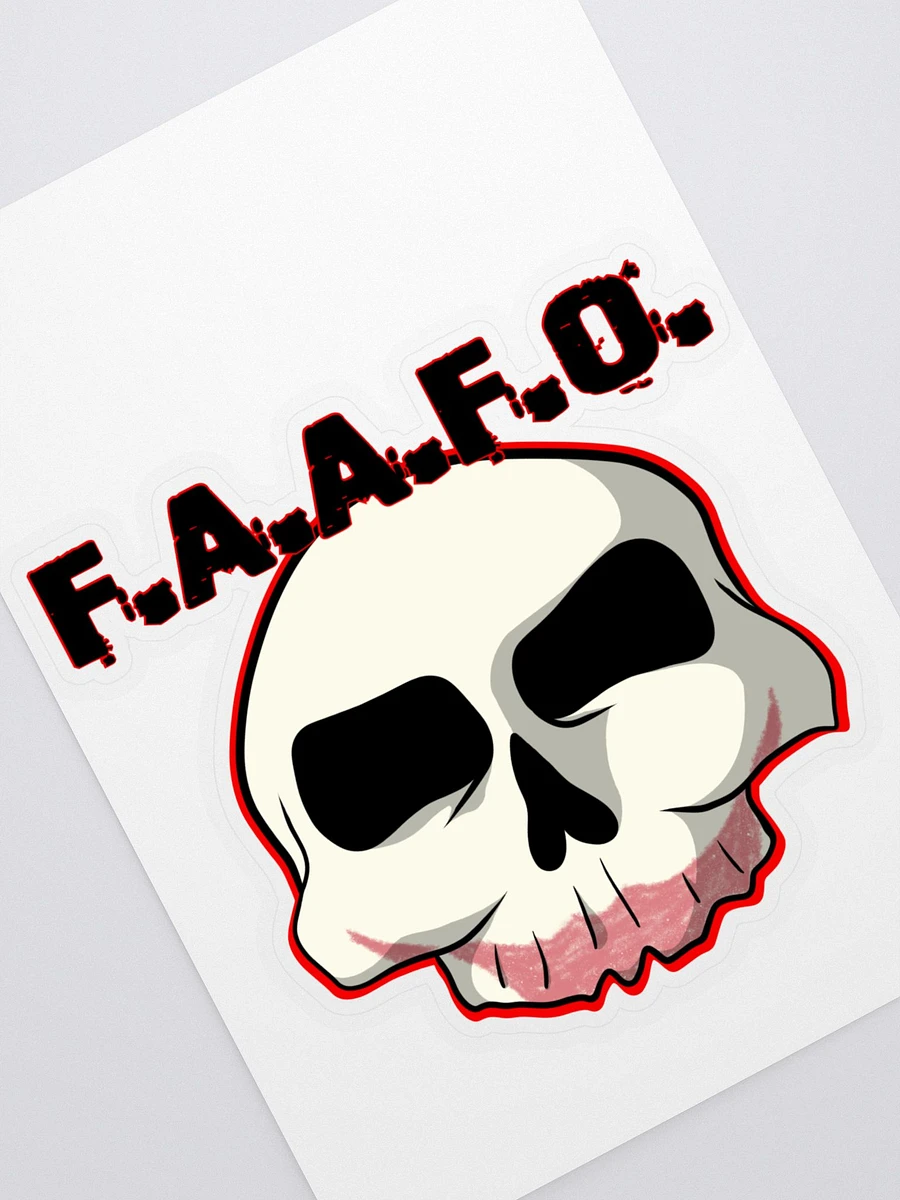 F.A.A.F.O. Skull stickers product image (2)