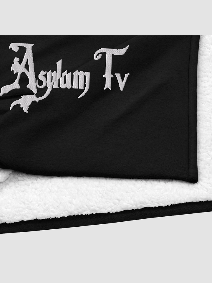 [AsylumTv] Port Authority Embroidered Premium Sherpa Blanket Port Authority BP40 product image (2)