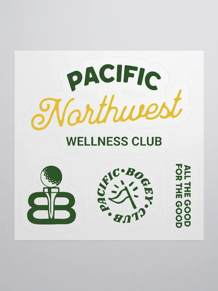 PNW Wellness Club x Billy Bogey Vinyl Sticker product image (1)