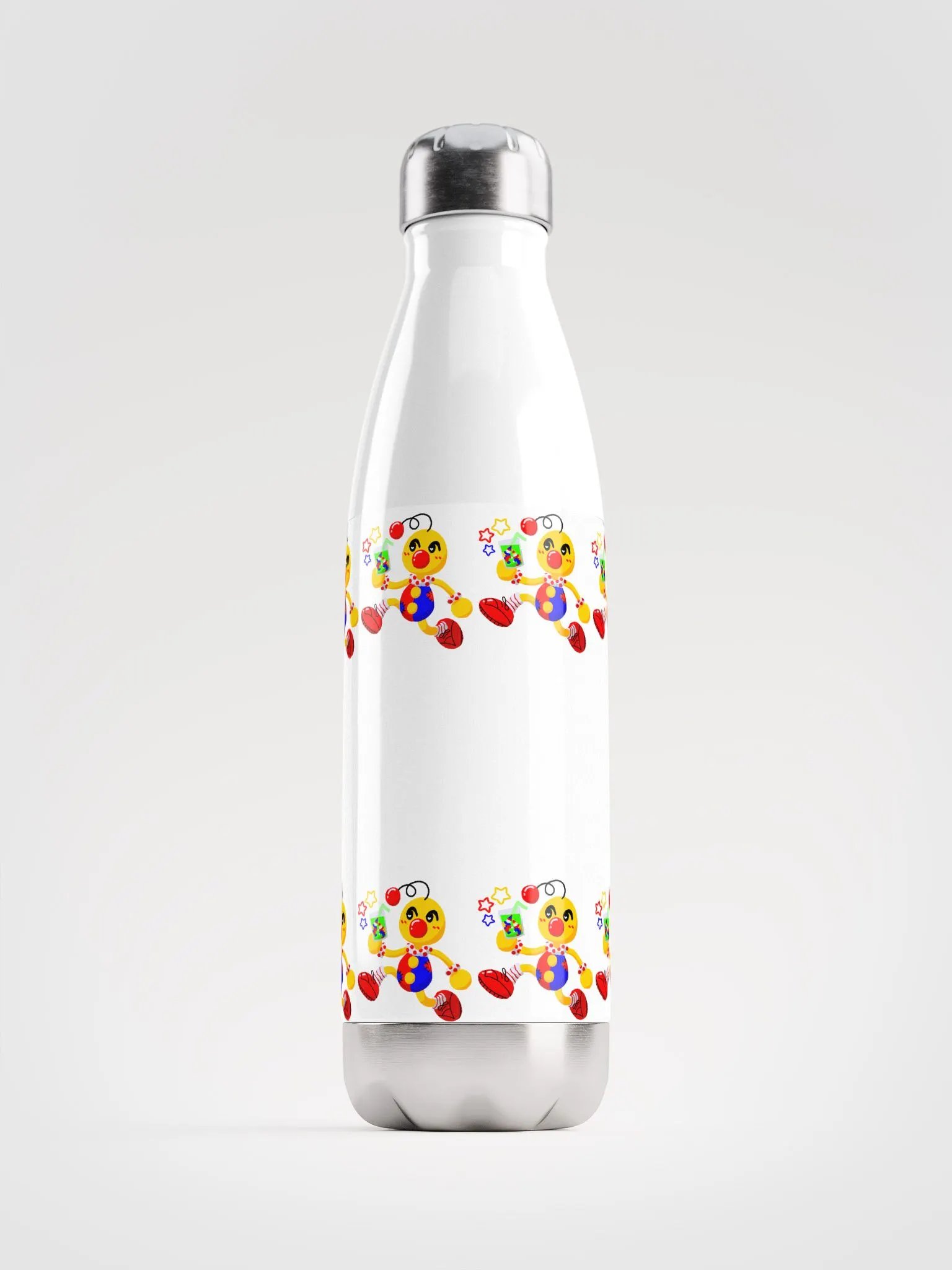 Boyoyoing Repeating Dash Hearts Stainless Steel Bottle product image (2)