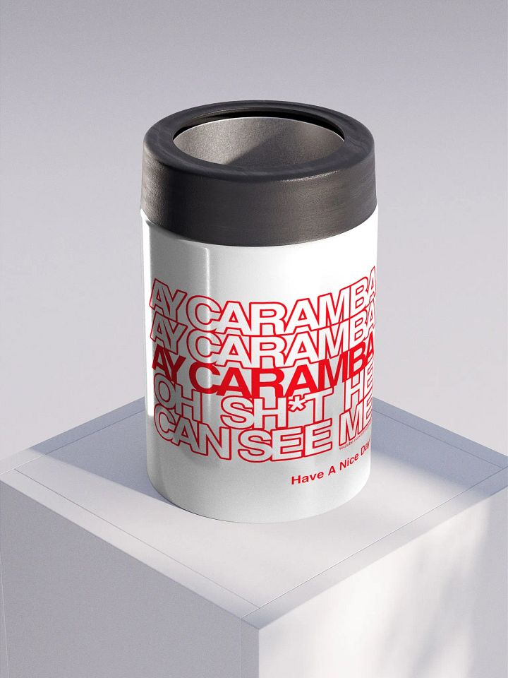 Ay Caramba Stainless Steel Koozie product image (1)