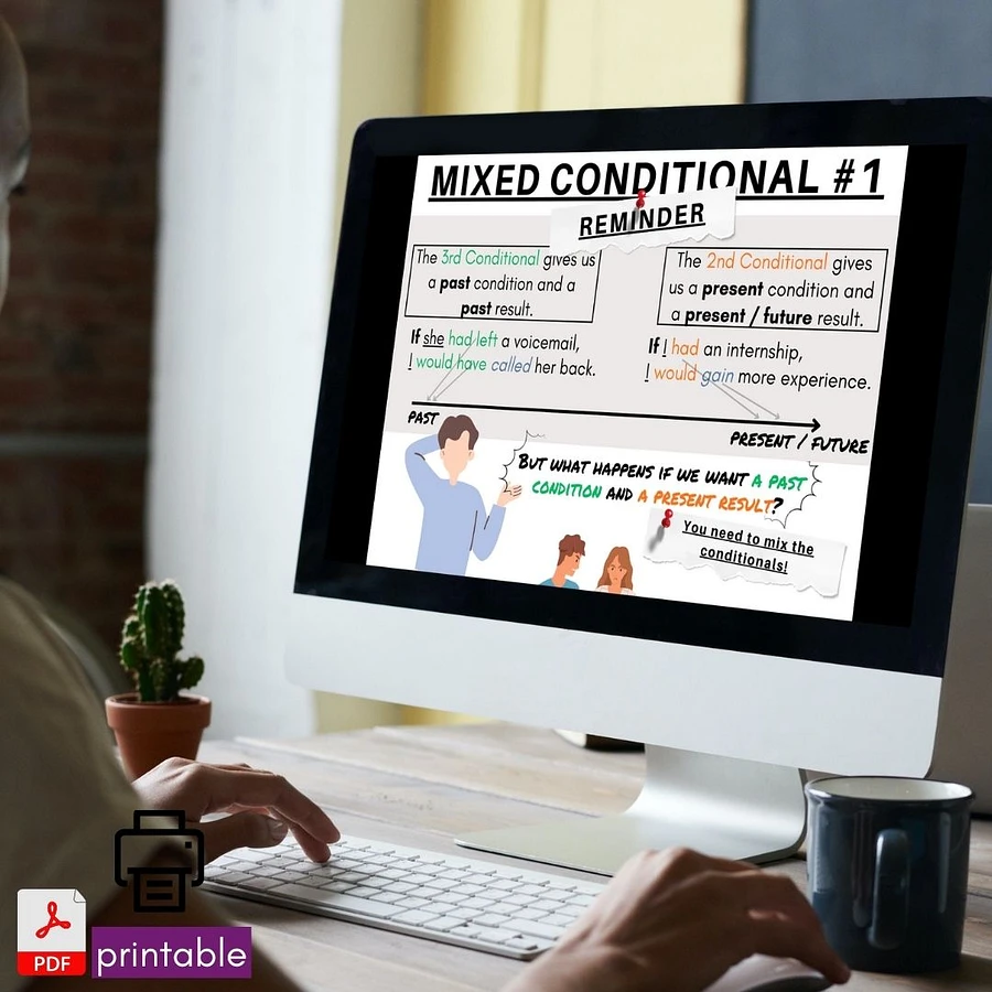 PDF - IF: The Conditionals in English | 0, 1st, 2nd, 3rd, and Mixed product image (4)