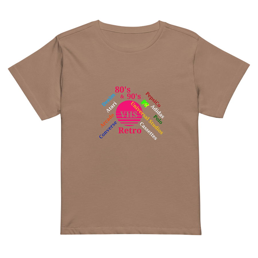 VHS Nostalgia Women's High-Waisted Tee product image (2)