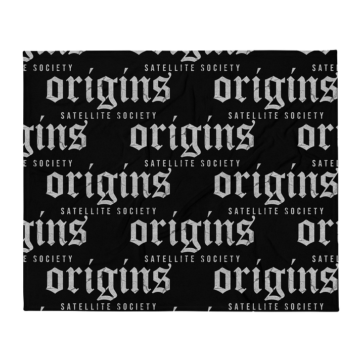 Satellite Society origins Printed Throw Blanket product image (2)