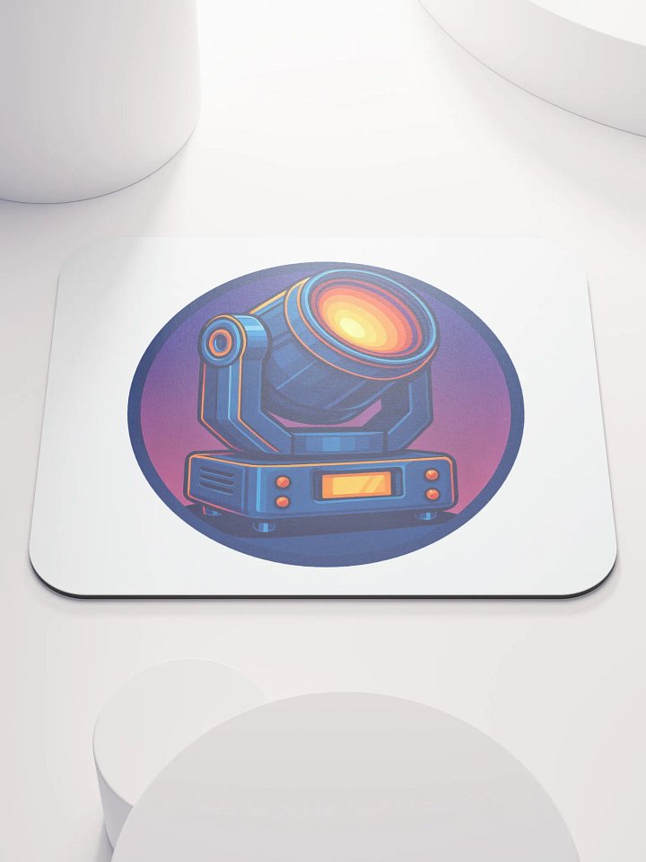 Theatrically Jerry: Neon Moving Head Light Mouse Pad product image (1)