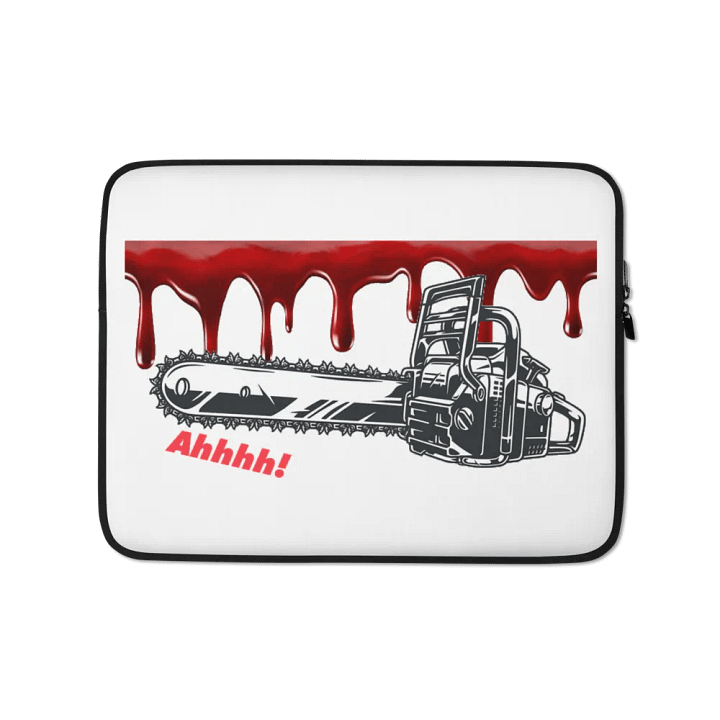 Chainsaw Scare! Laptop Case product image (1)