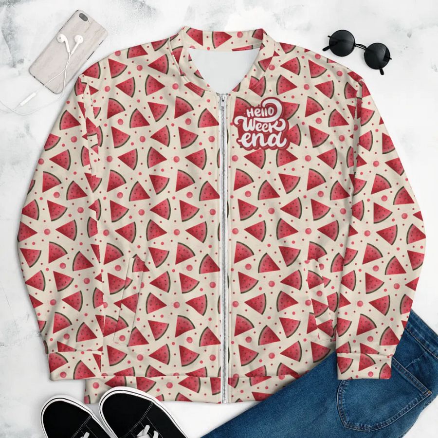 Hello Weekend Watermelon All Over Print Jacket product image (8)