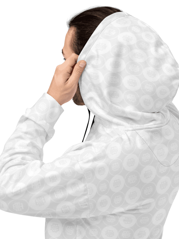 BBB All Over Print White Hoodie product image (6)