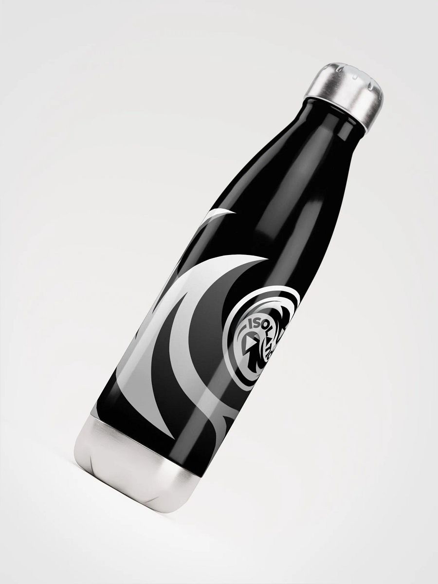 ISOL▲TION — 2024 LOGO — STAINLESS STEEL BOTTLE — B&W product image (4)