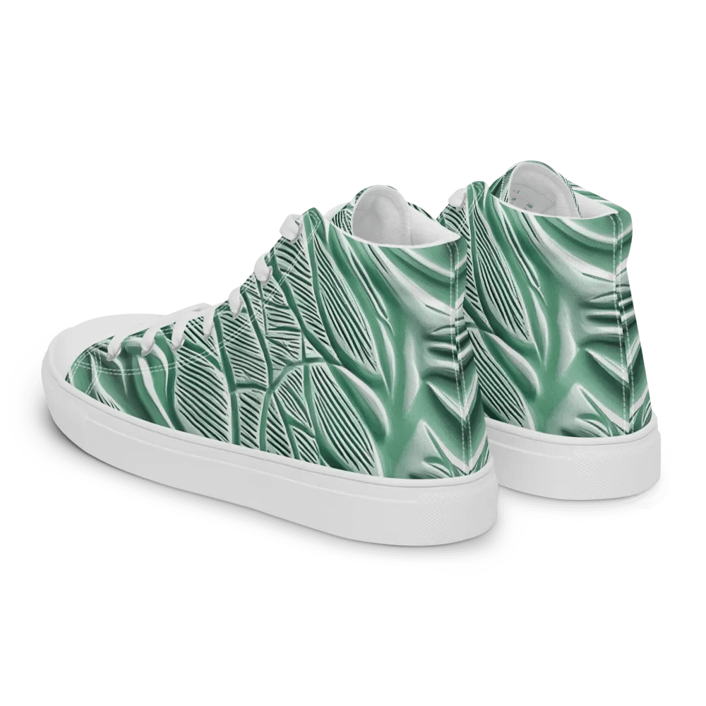 Women's Seafoam Green Abstract Animal Print High Tops product image (15)