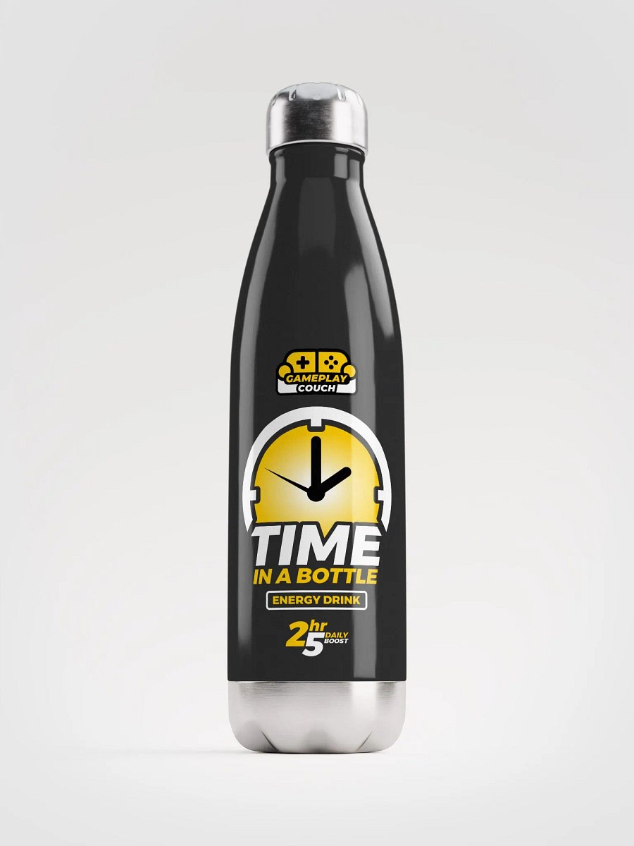 🆕 Time In A Bottle Insulated Bottle - Black product image (1)