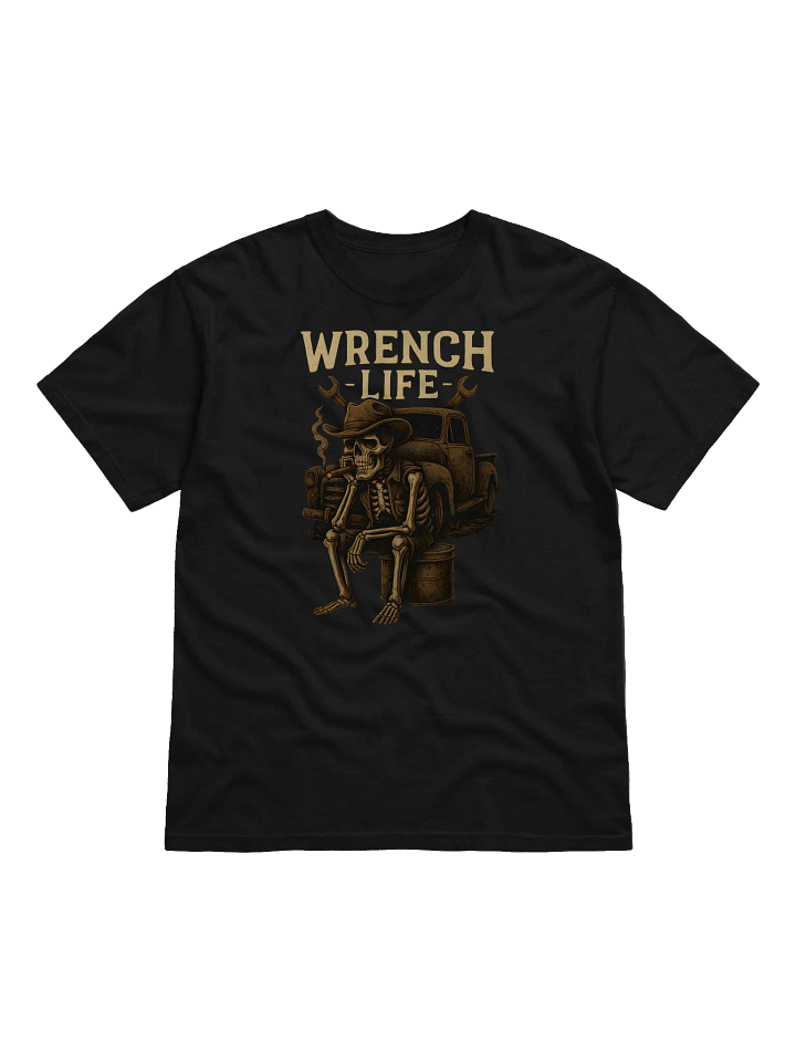 Wrench Life Skeleton Cowboy T-Shirt product image (1)