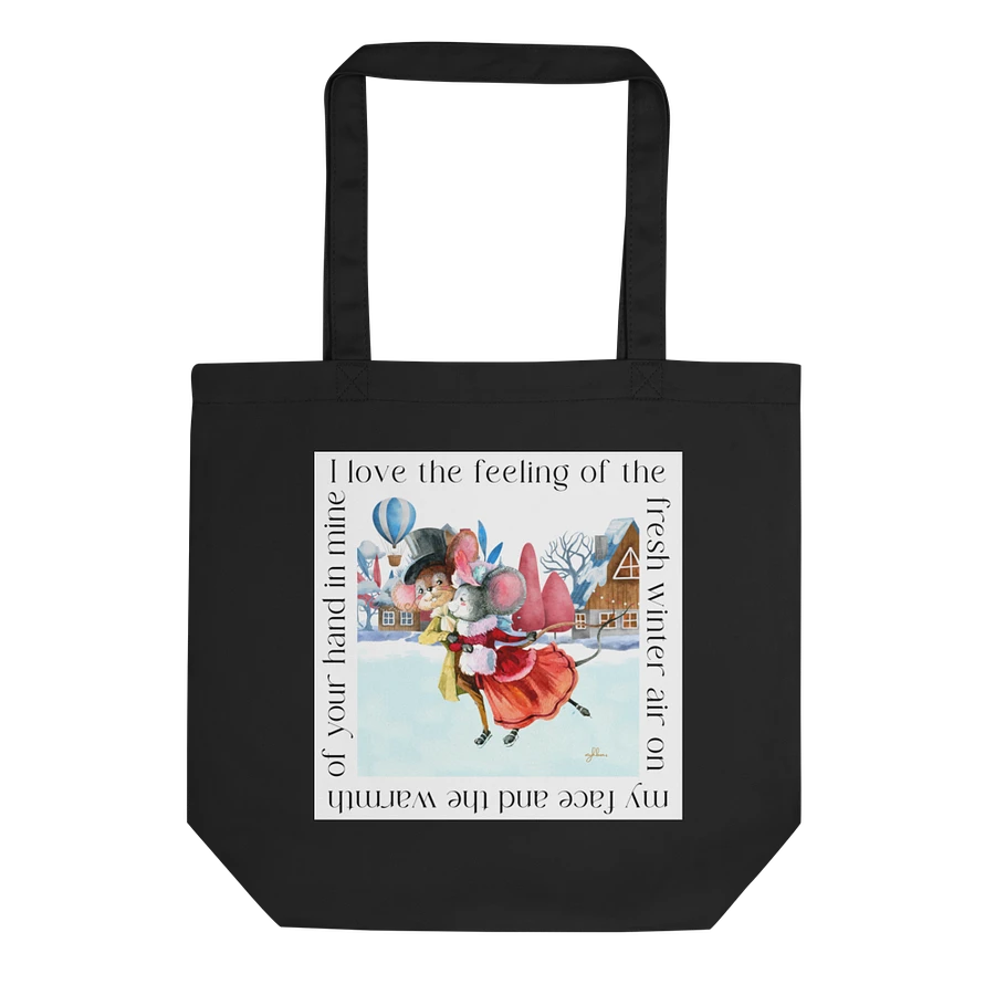 Warm Winter Embrace Eco Tote Bag product image (2)