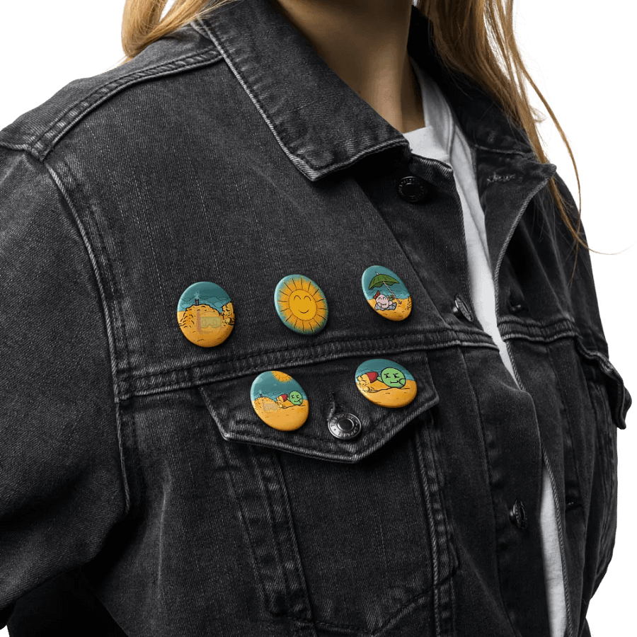 Dango Summer Set - Pin Buttons product image (8)