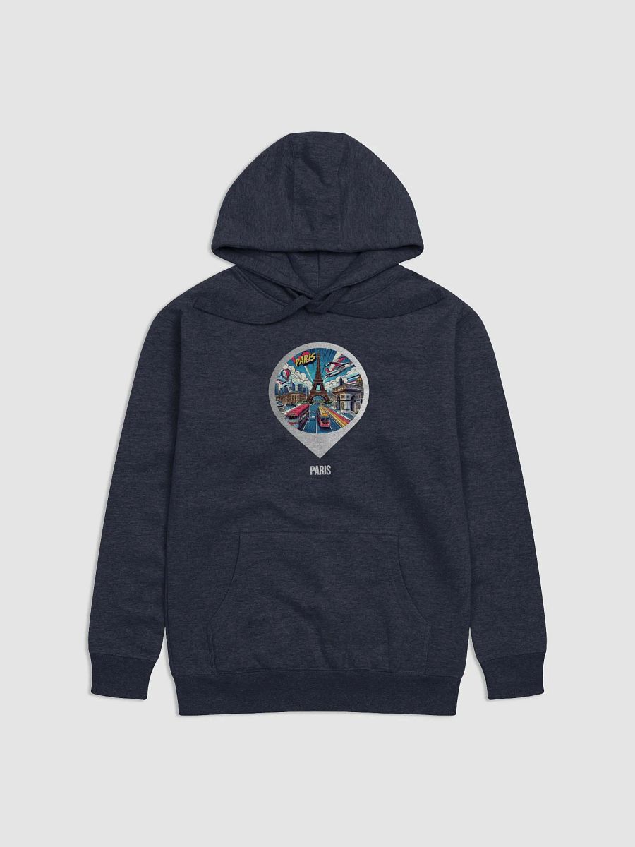 Cotton Heritage Unisex Premium Hoodie | AI Design Paris city product image (2)
