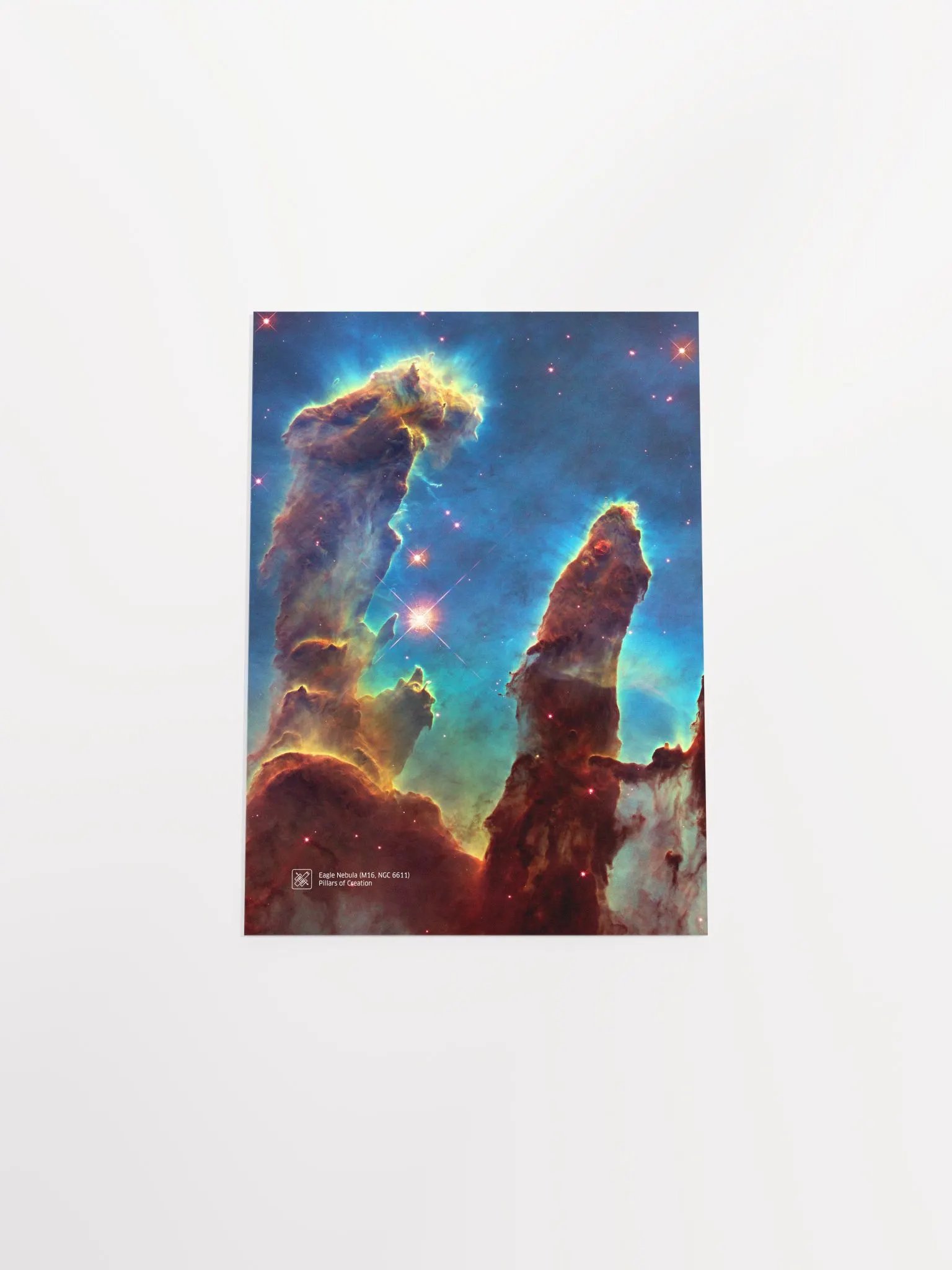 The Pillars of Creation. Eagle Nebula (M16, NGC 6611), NASA Hubble Space Telescope — Hi-Res Space poster, science poster, space photo product image (7)