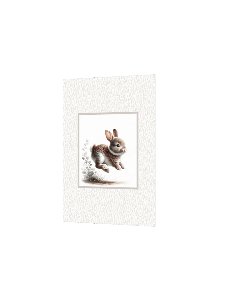 Woodland Bunny with the Zoomies, Nursery Print product image (10)