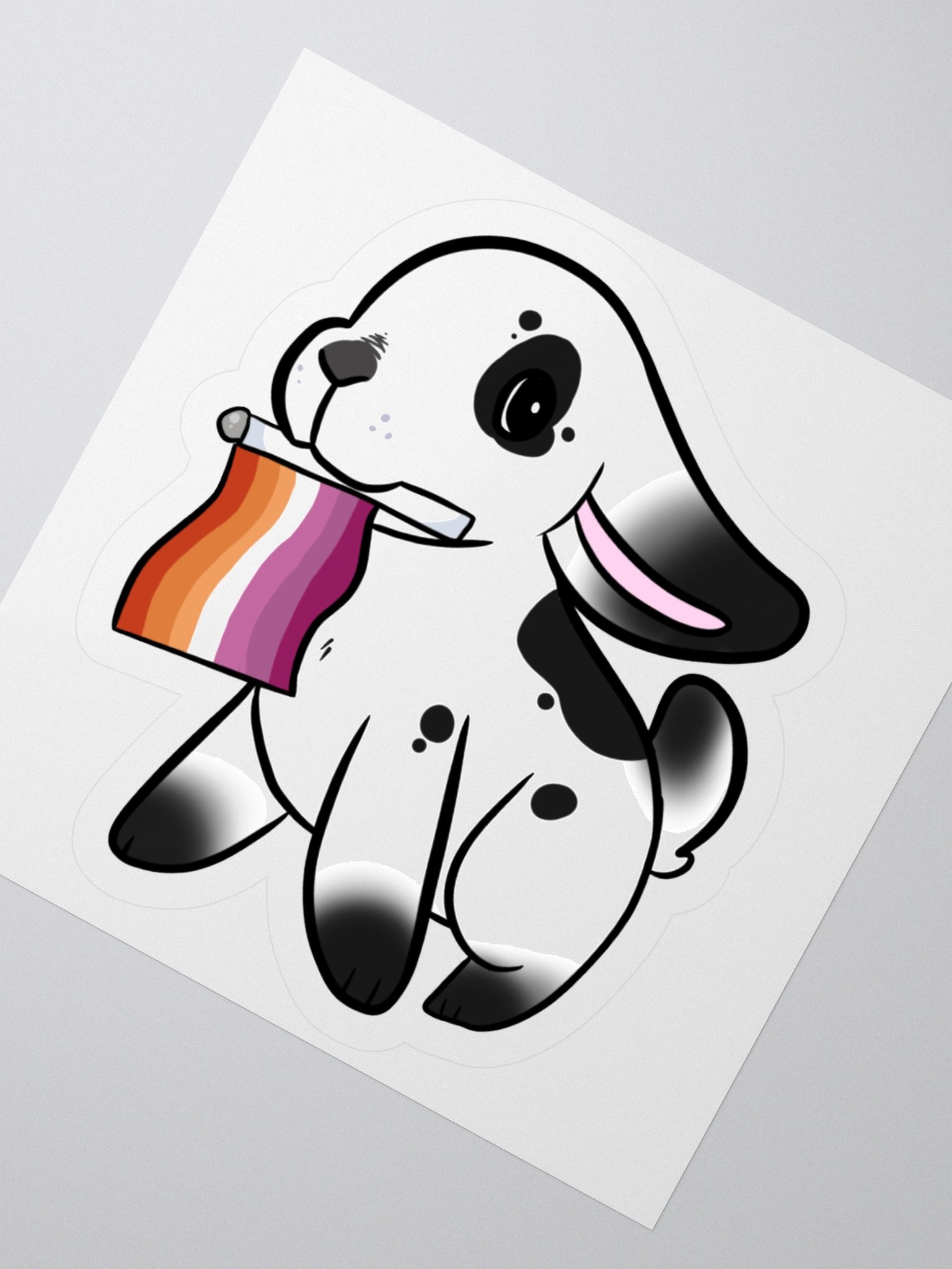 Lesbian Bunny Sticker product image (5)
