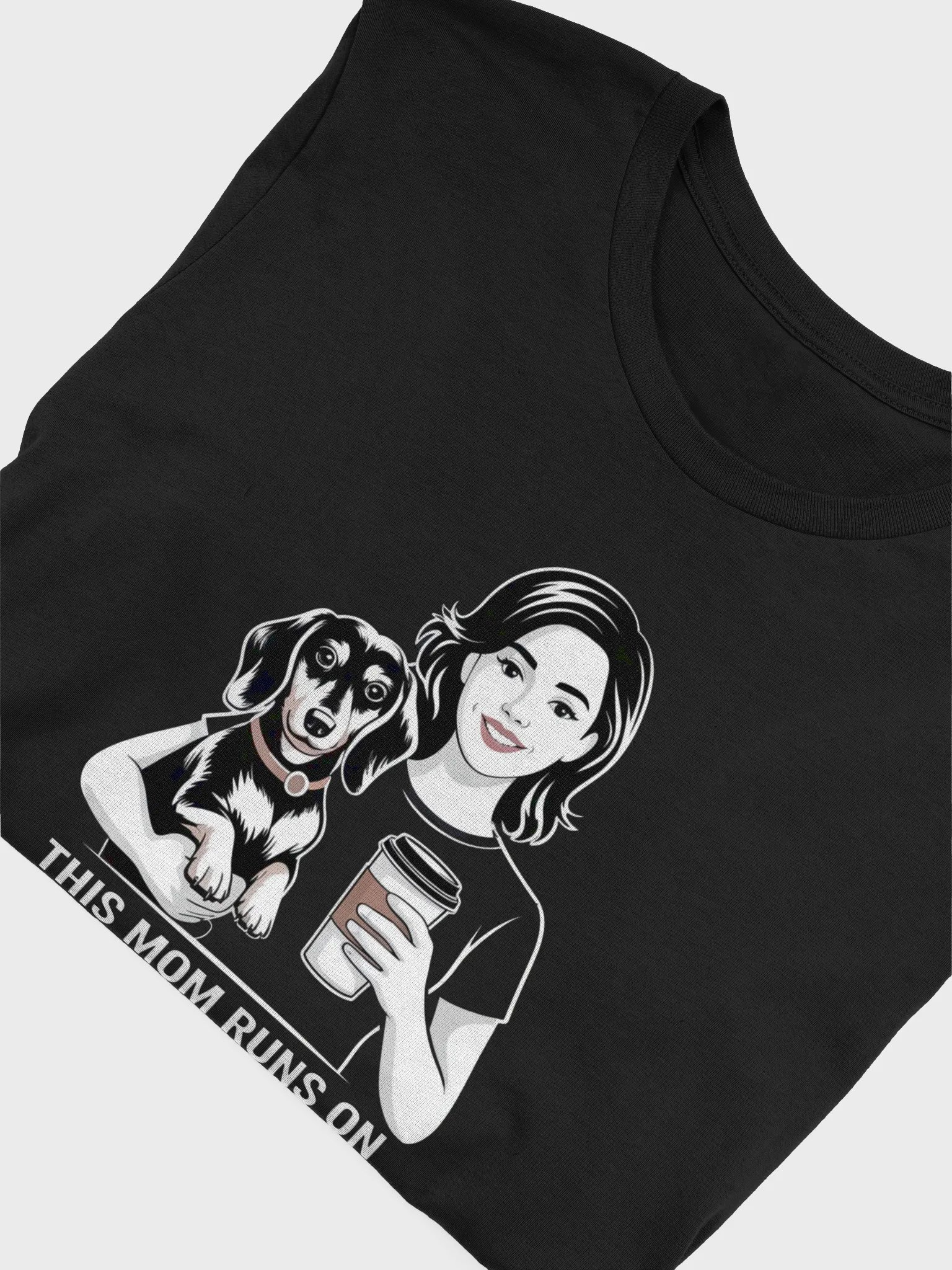 Caffeine-Fueled Canine Chaos tee product image (5)