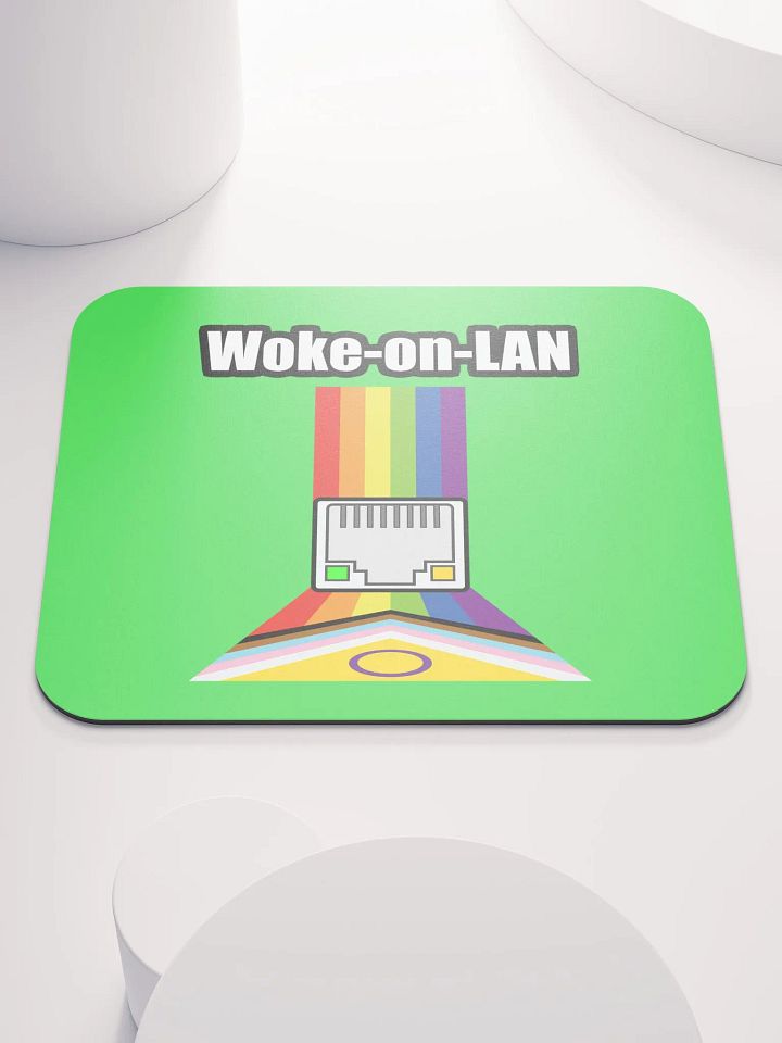 Woke on LAN Mouse Pad (Green) product image (1)