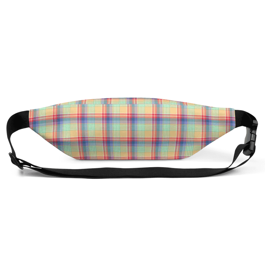 Bright Pastel Plaid Fanny Pack product image (4)