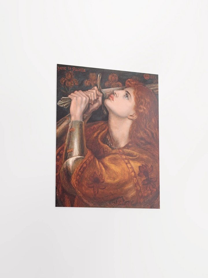 ''Joan of Arc'' by Dante Gabriel Rossetti Poster product image (2)